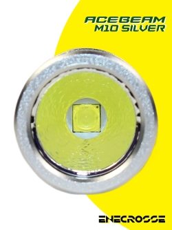 Фонарь Acebeam M10 silver (AA/14500, XP-G3 S5, 224 лм, 78 м)