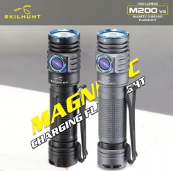 Skilhunt M200 V3 Metal grey (1x18650, Samsung, 1400lm, 188m)
