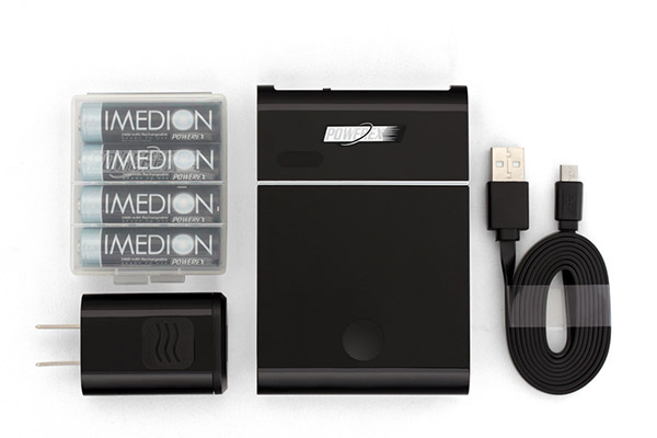 Maha Powerex MH-C204U (в комплекте 4 AA Imedion)