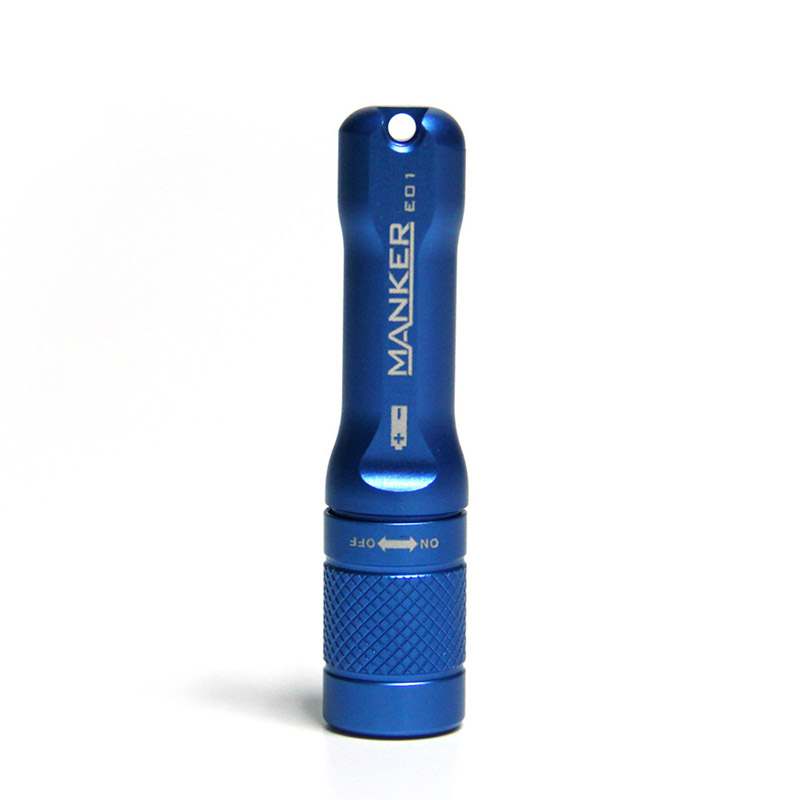 Manker E01 Blue (AAA, NICHIA NVSW219C-R9050, 42m)