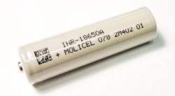 Molicel INR-18650A 20A 2500mAh 3,6/4,2V Button top