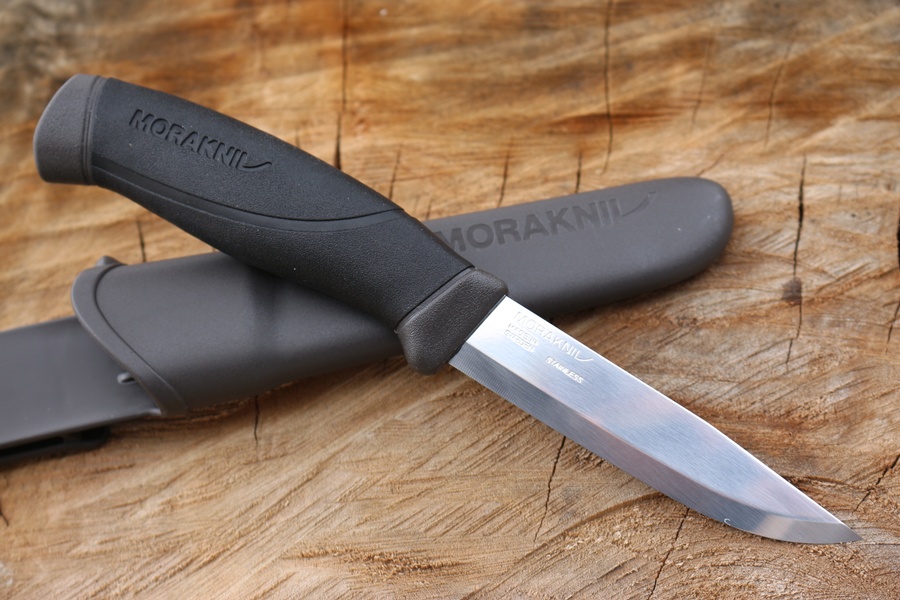 Нож Morakniv Companion Anthracite (нерж. сталь, ножны, 13165)
