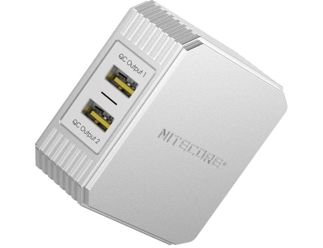 Nitecore UA42Q 2-портовый USB-адаптер (US-вилка)