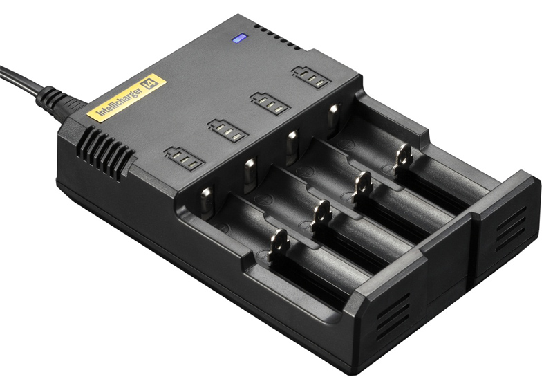 NiteCore Intellicharger i4 v2 + cord 12V