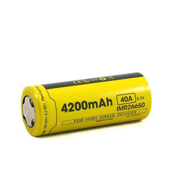 Nitecore IMR NI26650A 21/40A 4200mAh FLAT TOP