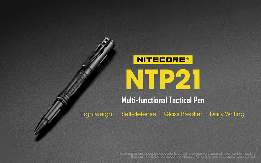 Nitecore NTP21 Тактическая  ручка с корпусом из титанового сплав