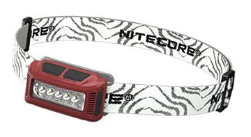 Nitecore NU10 Red (ЗУ,встр.акк-р,5 светод+кр.свет,160lm,35m)