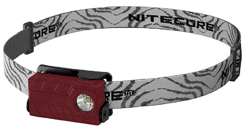 Nitecore NU20 Red налобный фонарь (ЗУ,встр.акк-р,360lm,80m)