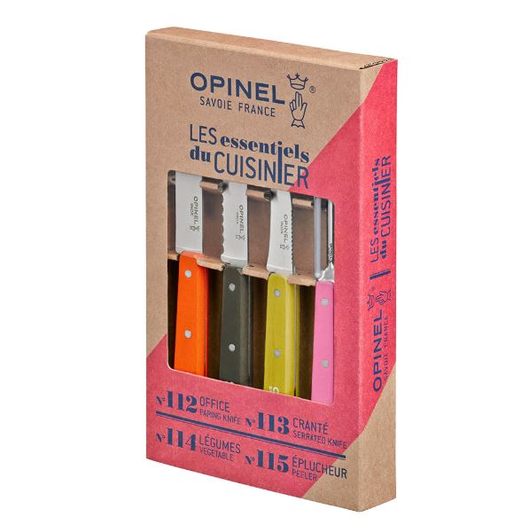 Набор ножей Opinel Les Essentiels Art deco (нерж. сталь, 001939)