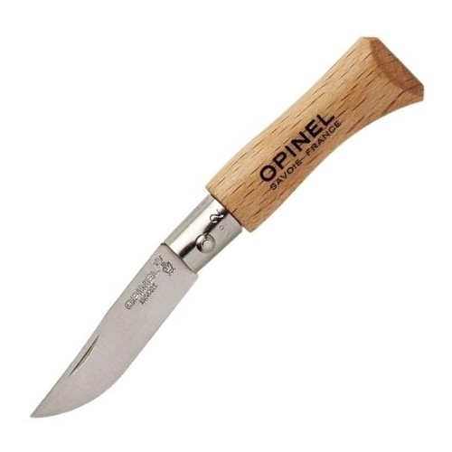 Нож Opinel №2 (нерж. сталь, бук, 000065)