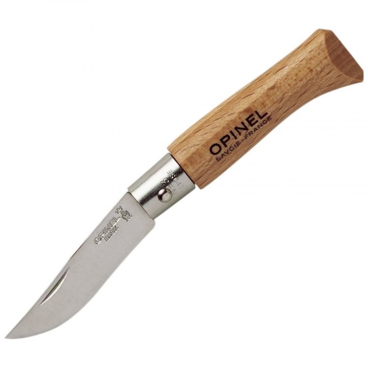 Нож Opinel №3 (нерж. сталь, бук, 001071)
