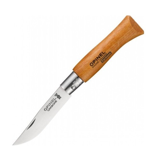 Нож Opinel №4 (углерод. сталь, бук, 111040)