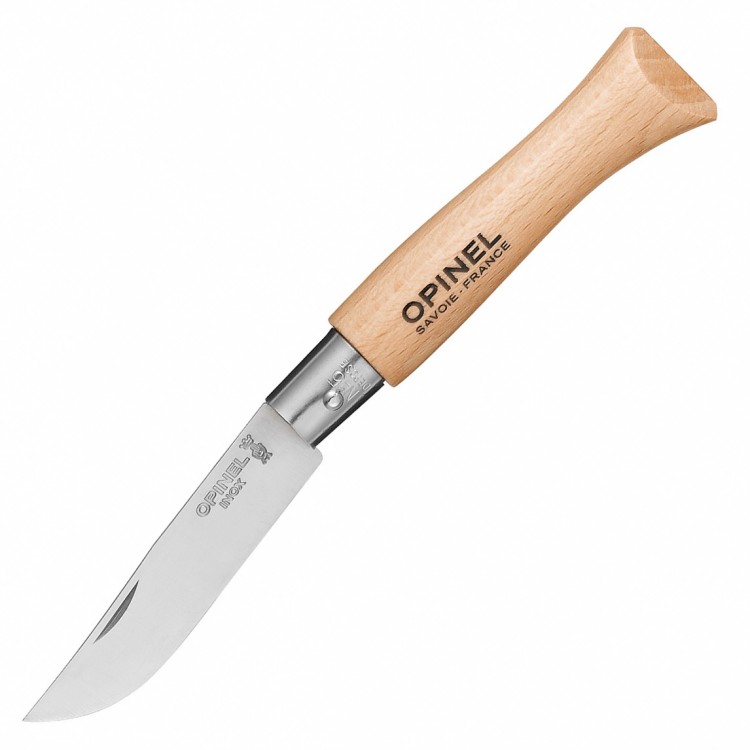 Нож Opinel №5 (нерж. сталь, бук, 001072)