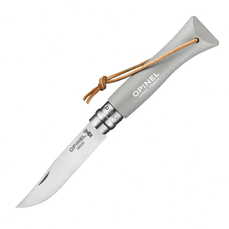 Нож Opinel №6 Trekking (нерж. сталь, серый, 002202)