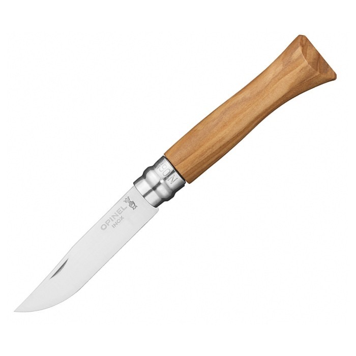 Нож Opinel №6 (нерж. сталь, оливковое дерево, в картонной коробке, 002023)