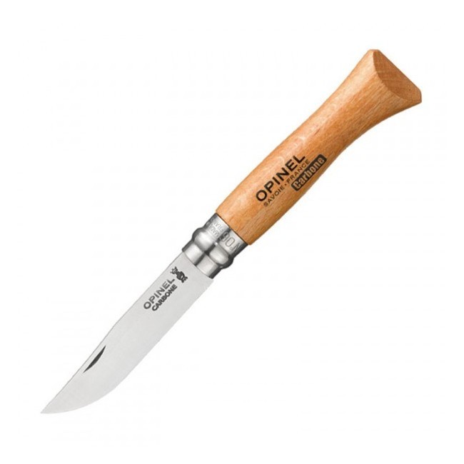 Нож Opinel №6 (углерод.сталь, бук, блистер, 000415)