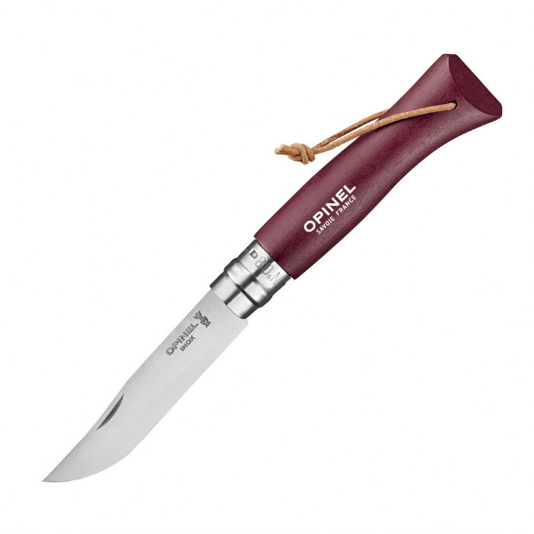 Нож Opinel №8 Trekking (нерж. сталь, бордовый, 002213)