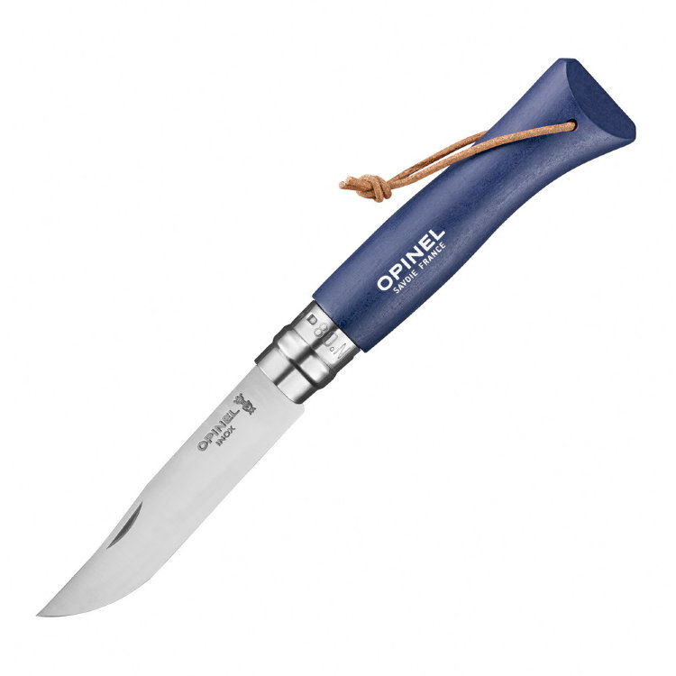 Нож Opinel №8 Trekking (нерж. сталь, синий, 002212)