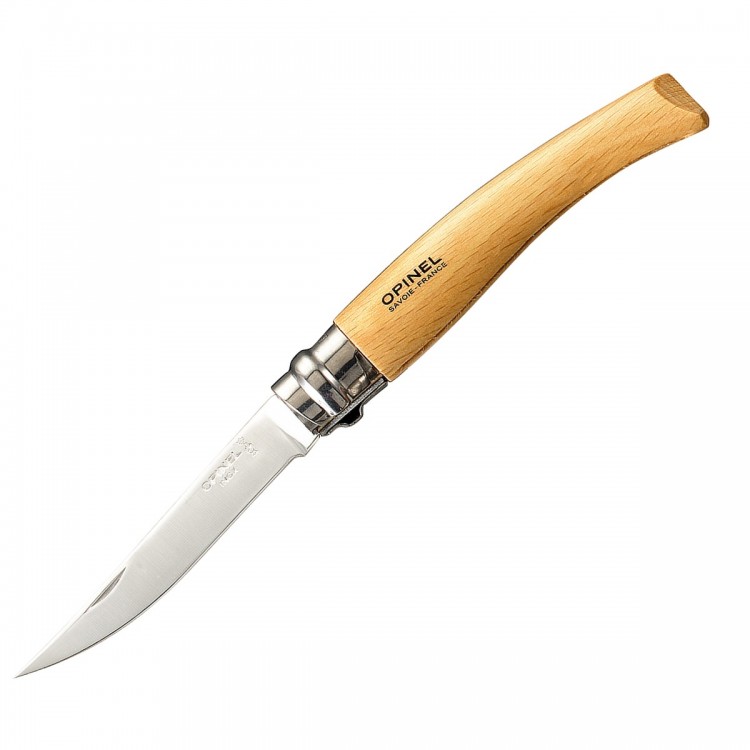 Нож филейный Opinel №8 (нерж. сталь, бук, 000516)
