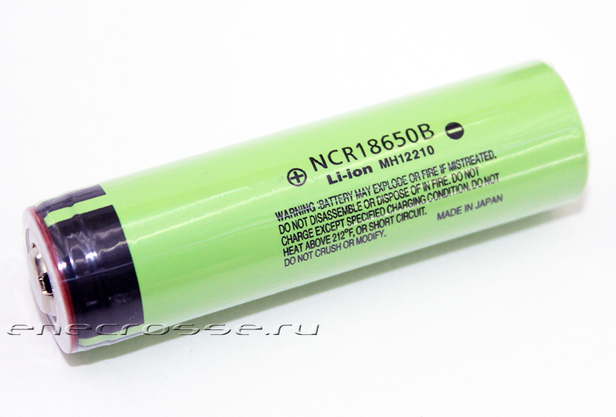 Panasonic NCR18650B 3400 mAh button top