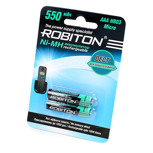 ROBITON DECT 550MHAAA, цена за 1 шт