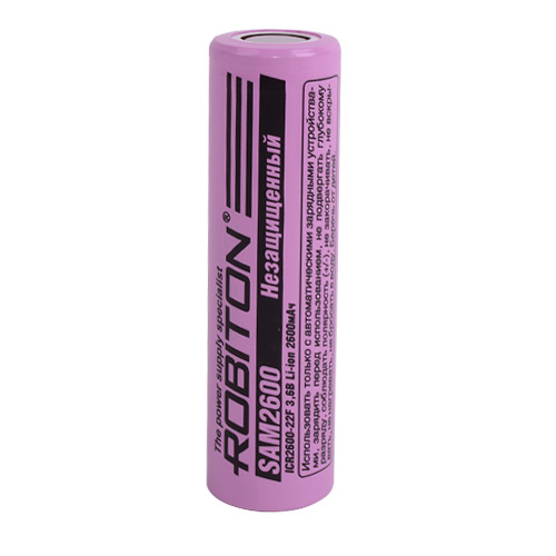 ROBITON SAM2600 (Samsung ICR2600mAh) без защиты PK1