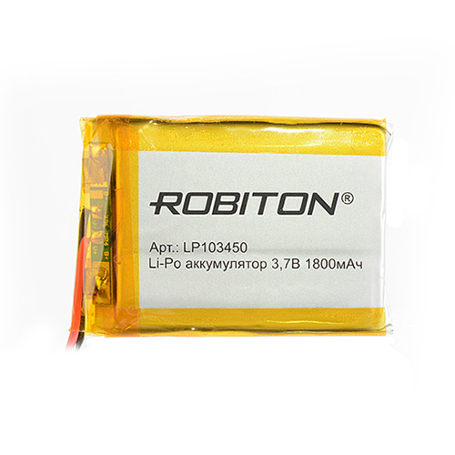 Robiton LP103450 3.7В 1800мАч с защитной платой