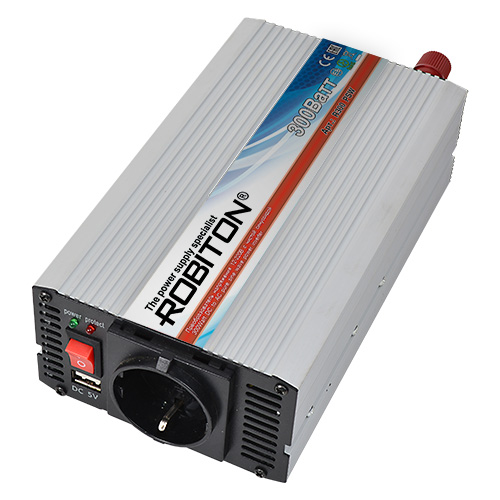 Robiton R300 PSW 300W Инвертор 12V-220V с чистой синусоидой