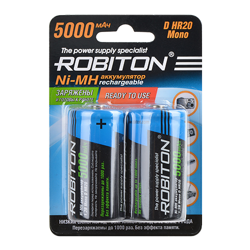 Robiton RTU5000MHD BL2 5000mA (цена за 1 шт)