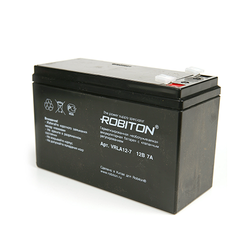 Robiton VRLA12-7 12В 7000mAh Аккумулятор SLA
