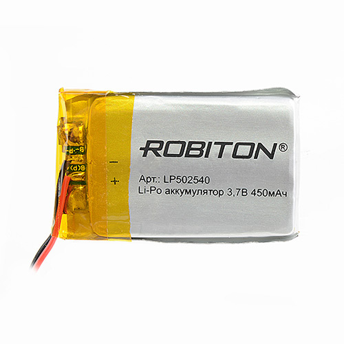 Robiton LP502540 3.7В 450мАч PK1