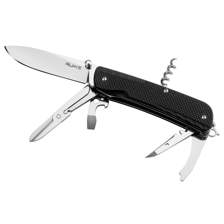 Нож multi-functional Ruike Trekker LD31-B черный (18 функций)