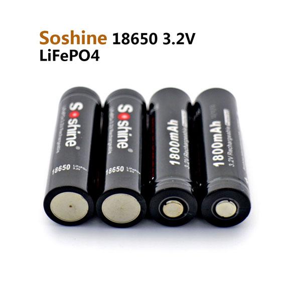 Soshine 18650 3,2V 1800 mAh (LiFePO4)