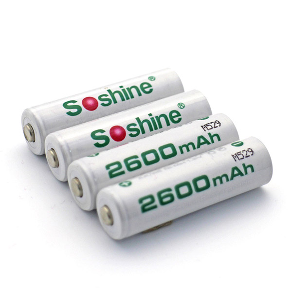 Soshine AA 2600 mAh 1.2v
