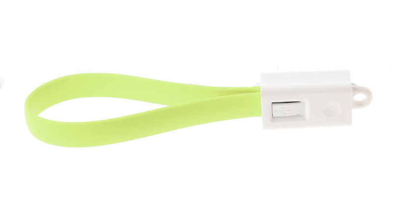 Soshine Micro-USB - USB 2.0 Кабель-брелок (19,5см) green
