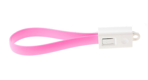 Soshine Micro-USB - USB 2.0 Кабель-брелок (19,5см) pink