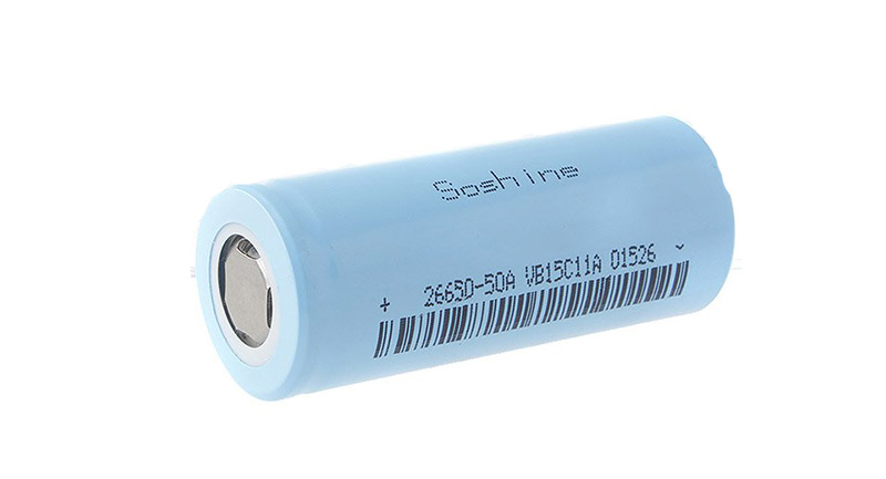 Soshine NCR26650-50A 3,7V 15A 5000mAh