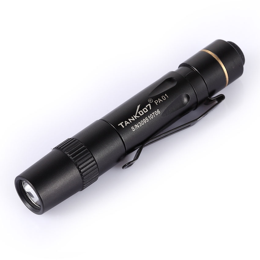 TANK007 PA01 Black (1xAAA, 1xOSRAM, 90lm, 80m)