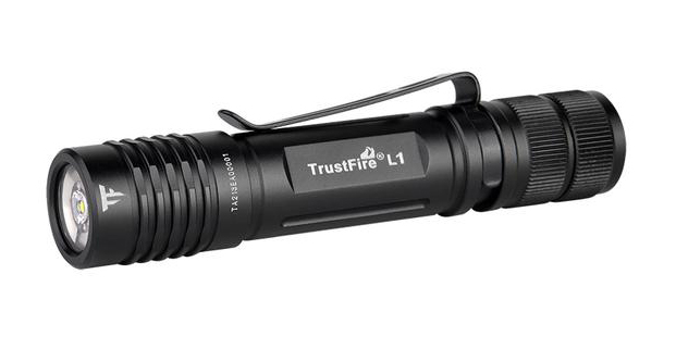 TrustFire L1 (1x 10440/AAA, 1x CA18-3X, 385lm, 113m)
