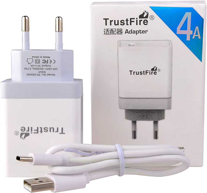 TrustFire TR-050400 5V 4A Блок питания