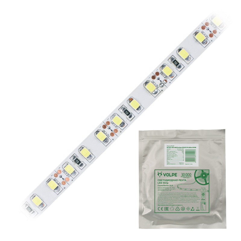 Vople ULS-Q331 2835-120LED-m-8mm-IP20-DC12V-9.6W-m-5M-WW