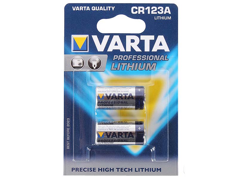 CR123A VARTA PROFESSIONAL LITHIUM батарейка (цена за 1 шт)