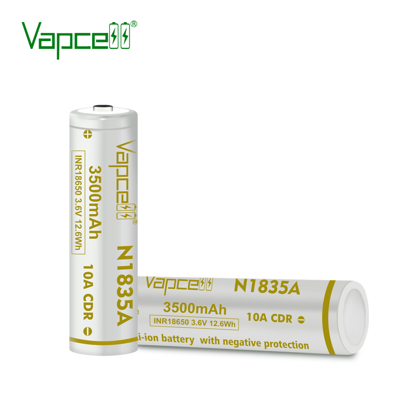 Vapcell INR18650 N1835A 3500 mAh 10A защищенный