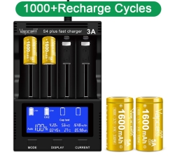 Аккумулятор Li-Ion Vapcell INR18350 H16 (3,7 В, 5 A, 1600 мАч, 18,2x35 мм)