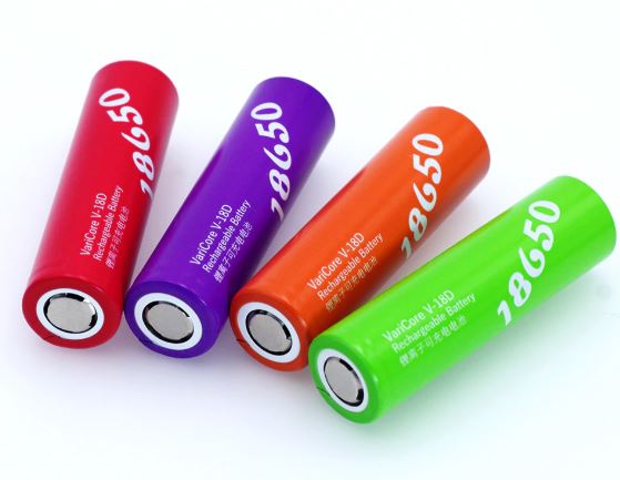 VariCore V-18D 18650 (2500 mAh, 3,7/4,2 V, 27 mOm)  65 mm (плоский плюс)