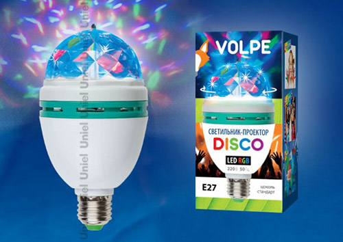 Volpe Disco ULI-Q301-E27 светильник-проектор
