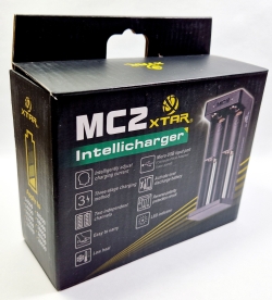 Зарядное устройство XTAR MC2 (для 1-2 Li-Ion от 31 до 71,5 мм, 0,25/0,5 А)