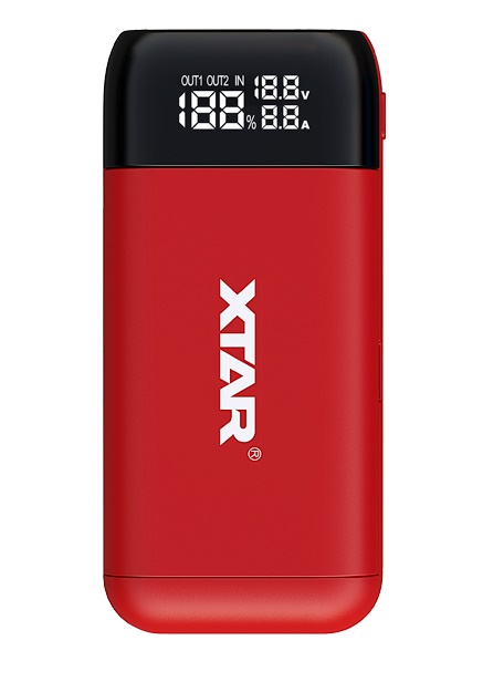 XTAR PB2S ЗУ+Powerbank (красный)
