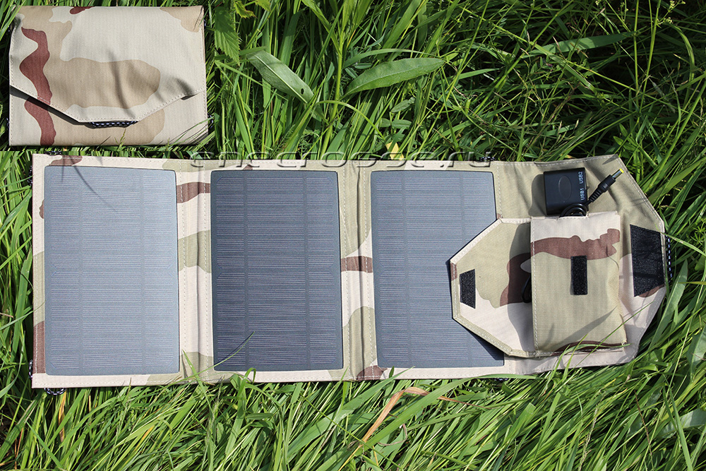 Солнечная батарея 10W 12V (des camo)