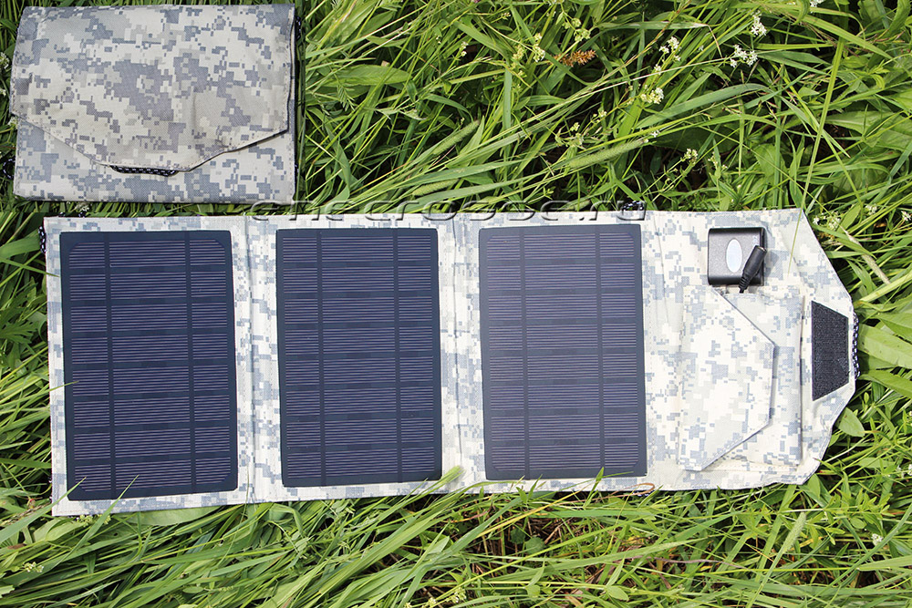 Солнечная батарея 10W 12V (digital camo)